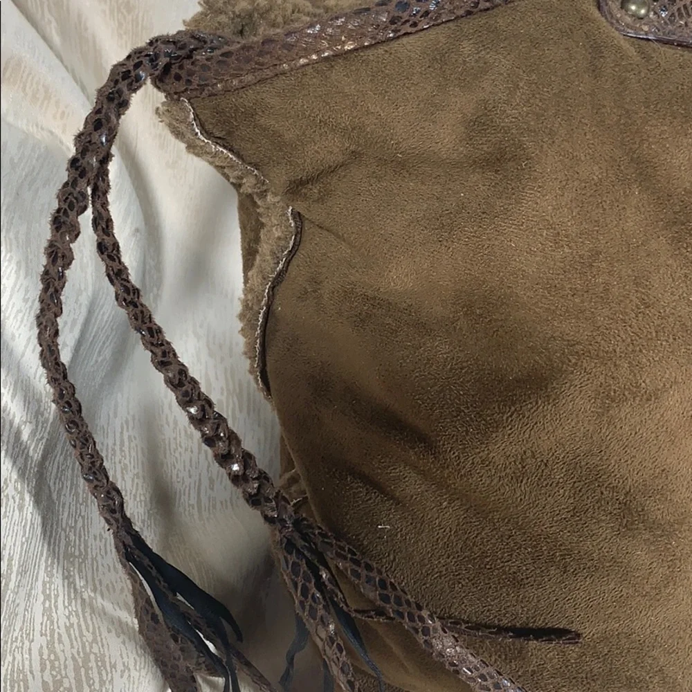Vintage Suede Bohemian Style Handbag